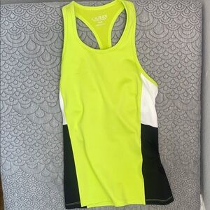 Lauren Active Lime and Black Tank Top
